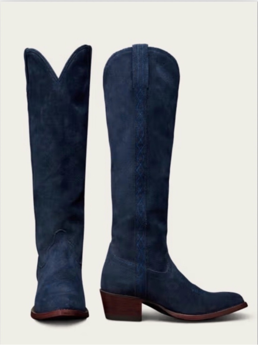 IN SEARCH OF Tecovas ANNIE Eclipse Navy Blue Cowboy Boots Size 8.5
